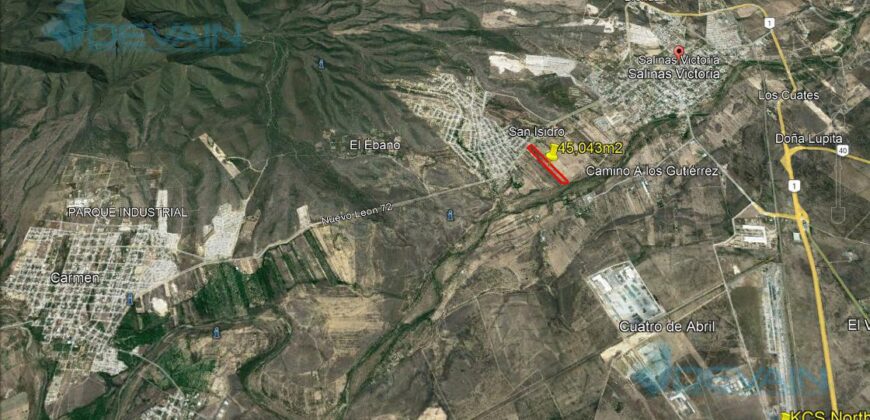 Terreno en  venta Salinas Victoria