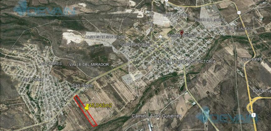 Terreno en  venta Salinas Victoria