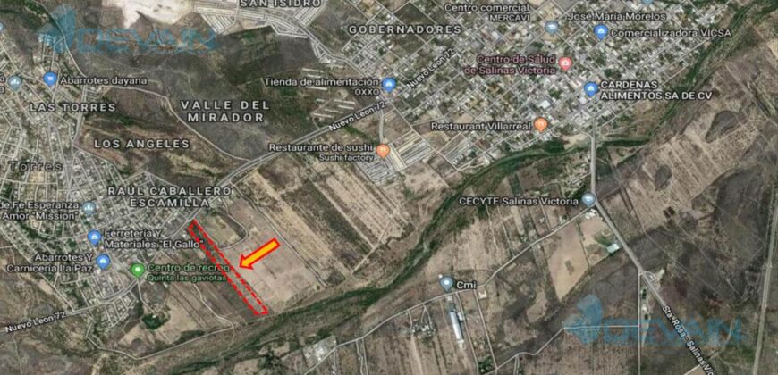 Terreno en  venta Salinas Victoria